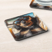 Relax-Dackel Bier Onderzetter (Linkerzijde)