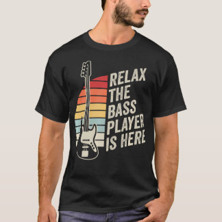 Relax De Bassist Is Hier Grappige Basgitaar T-shirt