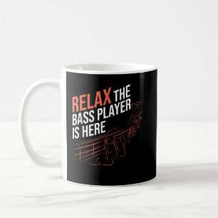 Relax De Basspeler Is Hier Basgitaar Koffiemok