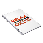 Relax, de klarinetspeler is hier notitieboek (Rechterzijde)