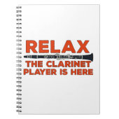 Relax, de klarinetspeler is hier notitieboek (Voorkant)