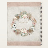 Relax Dream Love Blush Muted Tropical Florence Nam Planner (Achterkant)