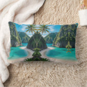 Relax & Drift Away beroemd gemaakt door Island Vib Kussen (Deken)