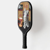 Relax, Drink koffie, Play Pickleball zegt dat de k Paddle (Links)