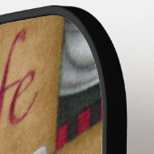 Relax, Drink koffie, Play Pickleball zegt dat de k Paddle (Links Detail)