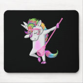 Relax Eenhoorn Dab Jeugd Lacrosse T - shirts Lacro Muismat (Voorkant)