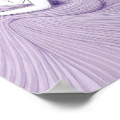 Relax en Creëer - Een muze in lavendel Poster (Hoek)