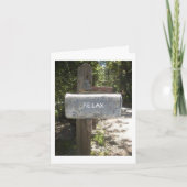 *RELAX* EN *** GENIET*** HET IS JE VERJAARDAG KAART (Voorkant)