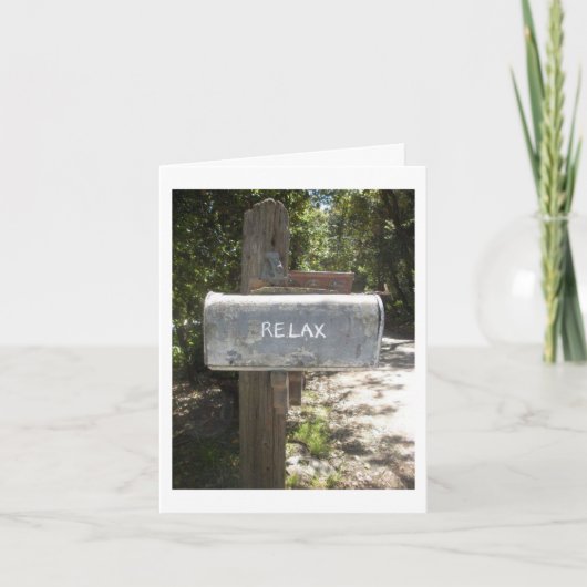 *RELAX* EN *** GENIET*** HET IS JE VERJAARDAG KAART (Voorkant)