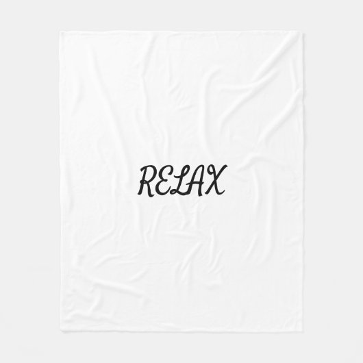 RELAX FLEECE DEKEN (Voorkant)