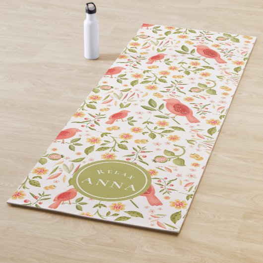 Relax & Flow – Botanical Birds Yogamat (In situ)