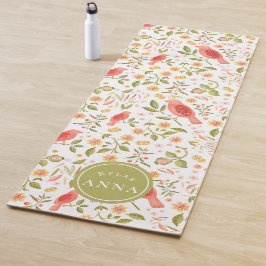 Relax & Flow – Botanische Vogels Yogamat
