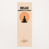 Relax Funny Buddha Quote Yogamat (Voorkant)