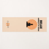 Relax Funny Buddha Quote Yogamat (Voorkant (horizontaal))