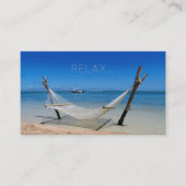Relax/Hammock Visitekaartje (Voorkant)