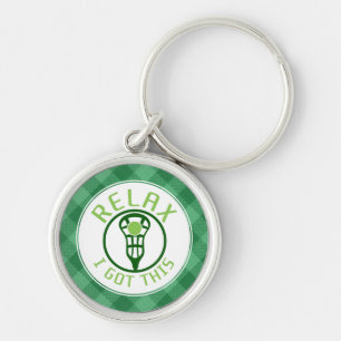 ReLAX heb ik dit, Lacrosse Keyring Sleutelhanger