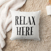 Relax Here Pillow  Kussen (Deken)
