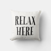 Relax Here Pillow Kussen (Voorkant)