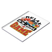 Relax Het is gewoon een Game PE Teacher Gym Coach Notitieboek (Linkerzijde)