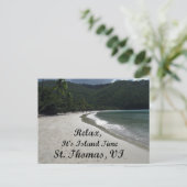 Relax, het is tijd voor de eilanden, St. Thomas VI Briefkaart (Staand voorkant)