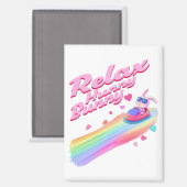 Relax Hunny Bunny Magneet (Voorkant / Achterkant)