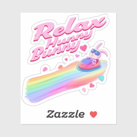 Relax Hunny Bunny Sticker (Vel)