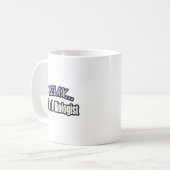 Relax, ik ben bioloog koffiemok (Voorkant links)