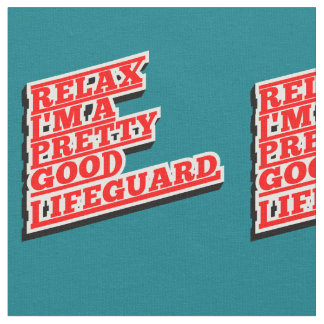 Relax Ik ben een  goede badmeester Stof