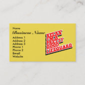 Relax Ik ben een  goede badmeester Visitekaartje (Voorkant)