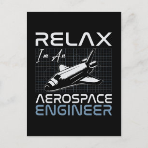 Relax Ik ben een luchtvaart ingenieur ingenieursru Feestdagenkaart