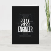 Relax Ik ben ingenieur Kaart (Voorkant)