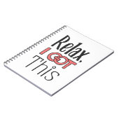 Relax, ik heb dit. notitieboek (Linkerzijde)