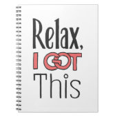 Relax, ik heb dit. notitieboek (Voorkant)