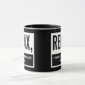 Relax, ik heb een spreadsheet voor die accountant mok (Midden)