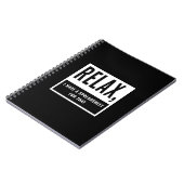 Relax, ik heb een spreadsheet voor die accountant  notitieboek (Linkerzijde)