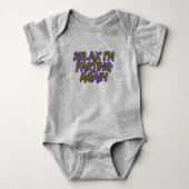 Relax i'm farting again romper (Voorkant)