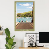 Relax in Salcombe Poster (Thuiskantoor)