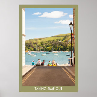 Relax in Salcombe Poster