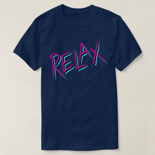 Relax inspirerend typografie t-shirt (Design voorkant)