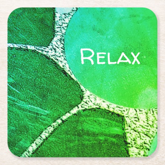 Relax Kartonnen Onderzetters (Voorkant)
