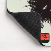 Relax Lazy Monster Cute Funny Muismat (Hoek)