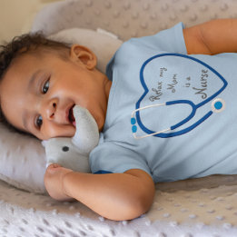 Relax Mijn Moeder Is Een Verpleegster Hart Stethos Romper