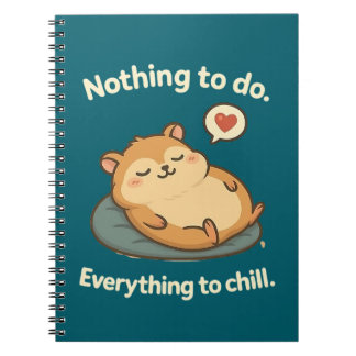 Relax Mode – Schattige Hamster Journal Notitieboek