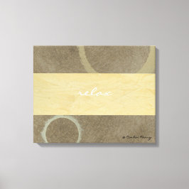Relax Moderne Kunst Canvas Afdruk