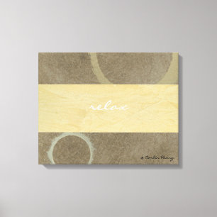 Relax Moderne Kunst Canvas Afdruk