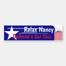 Relax Nancy Denna heeft dit. Bumpersticker