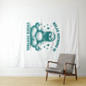 Relax Niets is onder controle Luiaard Yoga Wandkleed (In Situ (horizontaal))