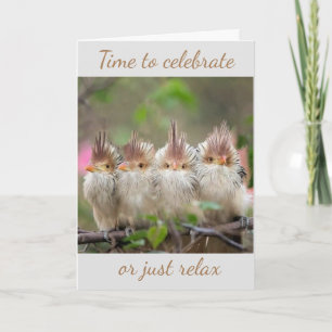 "RELAX" OF "CELEBRATE" MAAKT U ZELF GELUKKIG KAART