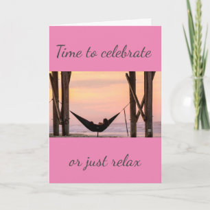 "RELAX" OF "CELEBRATE" MAAKT U ZELF GELUKKIG KAART