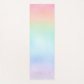 RELAX PASTEL RAINBOW YOGA MAT (Voorkant)